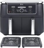 Ninja Foodi Dual Zone Air Fryer 2 Drawers, 6 Cooking Functions, 9.5L Capacity, Black, AF400ME - Image 5