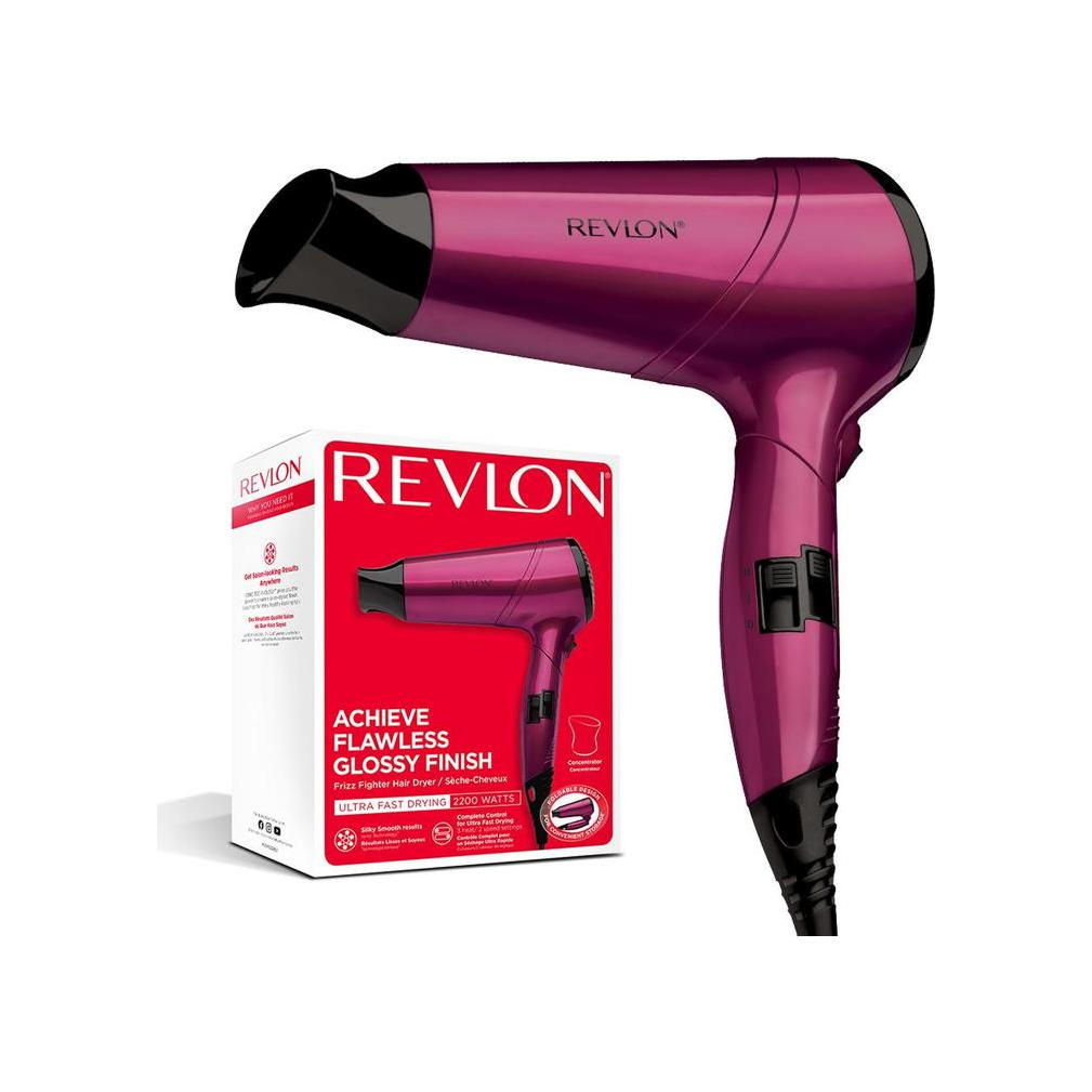 Revlon Frizz Fighter Hair Dryer Rvdr5229E 2200W (1) Revlon Frizz Fighter Hair Dryer Rvdr5229E 2200W
