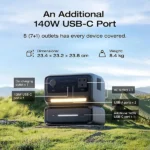 EcoFlow RIVER 3 Max Plus Portable Power Station with EB600 Battery - Image 2