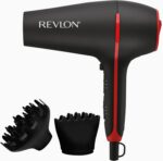 Revlon SmoothStay Coconut Oil Infused Hair Dryer with Diffuser and Concentrator RVDR5317