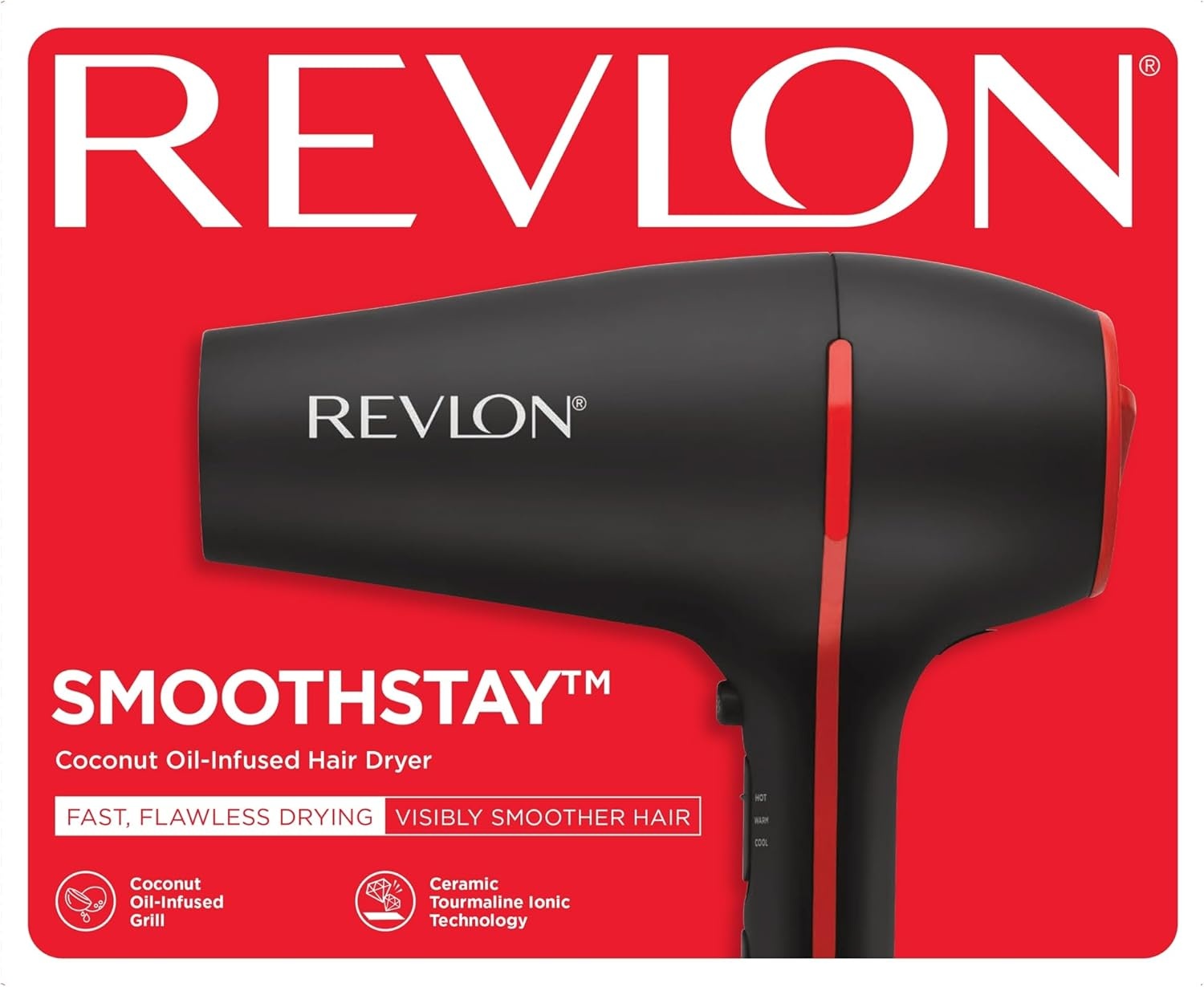 Revlon Smoothstay Coconut Oil Infused Hair Dryer