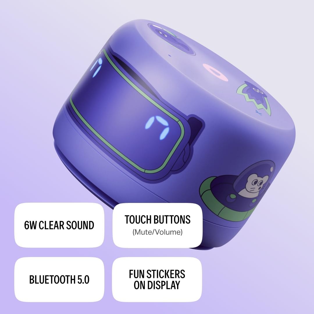 Yasmina Lite Ai Smart Speaker – Violet | Arabic &Amp; English Voice Assistant - Image 4