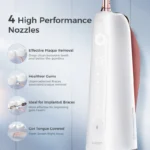 Oclean W10 Oral Irrigator Pink – Smart Water Flosser - Image 5