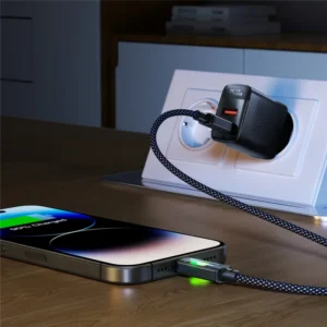 Acefast Usb-C To Usb-C Cable 60W 1.2M - C21-03 - Black 1 Acefast The ≪Strong≫Acefast C21-03 Acewire Pro≪/Strong≫ Is A Durable 1.2M Usb-C To Usb-C Charging And Data Cable Designed For Smartphones, Tablets, Laptops And Other Compatible Usb-C Devices. It Supports Up To 60W Fast Charging And Features A Strong Nylon-Braided Exterior, Aluminium Alloy Connectors And A Distinctive 7-Color Gradient Indicator Light. 800X800 6628003717A 4 Acefast The ≪Strong≫Acefast C21-03 Acewire Pro≪/Strong≫ Is A Durable 1.2M Usb-C To Usb-C Charging And Data Cable Designed For Smartphones, Tablets, Laptops And Other Compatible Usb-C Devices. It Supports Up To 60W Fast Charging And Features A Strong Nylon-Braided Exterior, Aluminium Alloy Connectors And A Distinctive 7-Color Gradient Indicator Light. Acefast Usb-C To Usb-C Cable 60W Acefast Usb-C To Usb-C Cable 60W 1.2M - C21-03 - Black