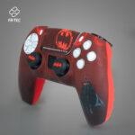 FR-TEC Batman Custom Kit for PS5 DualSense | Silicone Cover, Grips & Touchpad Sticker - Image 3