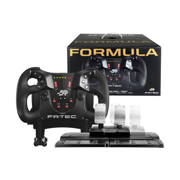 FR-TEC Formula Racing Wheel with Pedals for PC, PlayStation, Xbox & Nintendo Switch