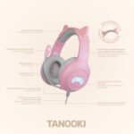 FR-TEC Batman Gaming Headset with 50mm Drivers, LED & Removable Ears - Image 5