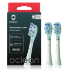 Oclean UG01 Ultra Gum Care Brush Head Green - Pack of 2