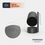 Porodo Full HD Smart Projector 1080p with Android 13, WiFi & Bluetooth – Grey - Image 3