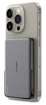 ACEFAST M16 Magnetic Wireless Power Bank 5000mAh 18W – Black - الصورة 2