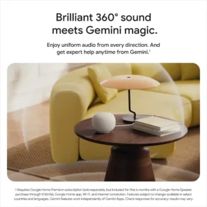 D2Efdedf 4E10 4A63 Bfcb C714Fcb10Aae جوجل The &Lt;Strong&Gt;Google Home Smart Speaker - Berry Color&Lt;/Strong&Gt; With Gemini Combines Powerful Ai Assistance With High-Quality Audio To Help You Stay Connected, Organized, And Entertained. Control Compatible Smart Home Devices, Stream Music, Ask Questions, Manage Your Schedule, And Enjoy Natural Conversations—All With Simple Voice Commands. Google Home Smart Speaker With Gemini - Berry Color Google Home Smart Speaker With Gemini - Berry Color | Ai Voice Assistant &Amp; Smart Home Hub