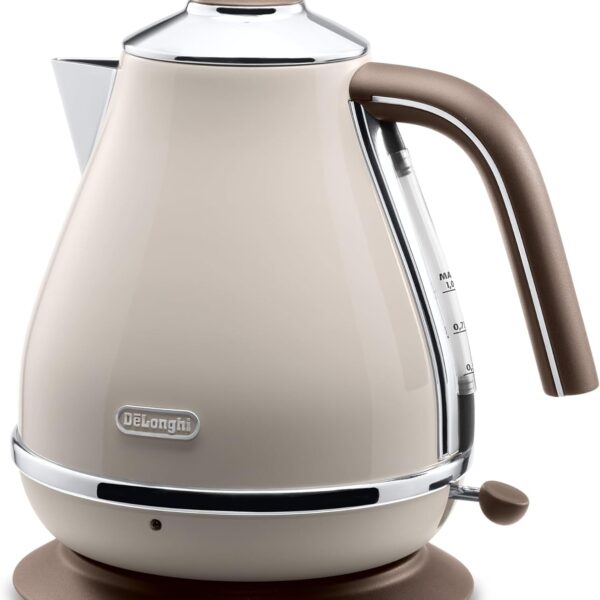 DeLonghi Icona Vintage 1.7L Kettle - Beige
