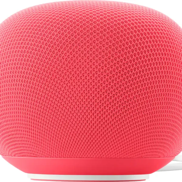Google Home Smart Speaker with Gemini - Berry Color