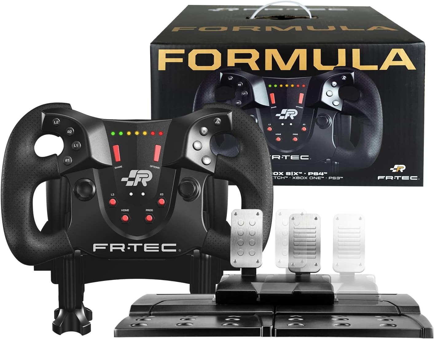 Fr-Tec Formula Racing Wheel With Pedals For Pc