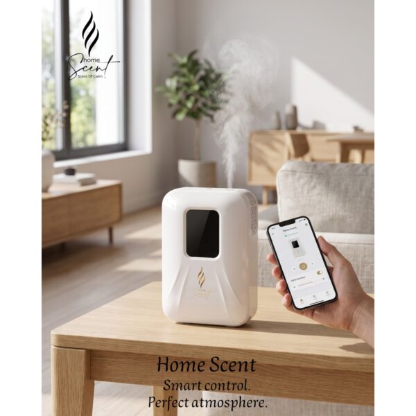 Home Scent HSMINI.W Scent Diffuser 500ml | Smart App & Touch Screen Control | 900m³