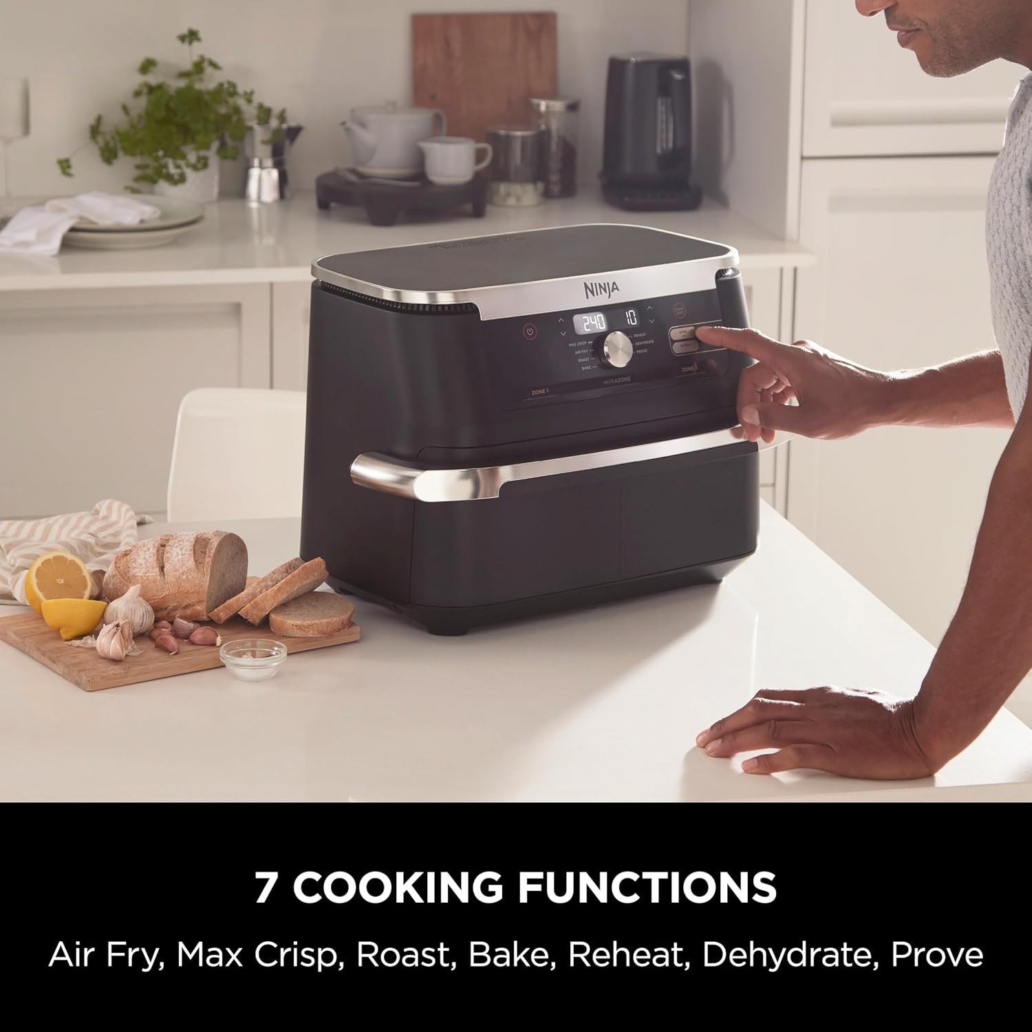 Ninja Foodi Flexdrawer Megazone Air Fryer 10.4L Af500Me - Image 5