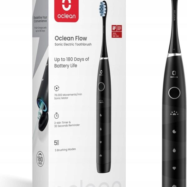 Oclean Flow Black Electric Toothbrush