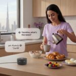 Yasmina Mini AI Smart Speaker | Arabic & English Voice Assistant - Black - Image 4