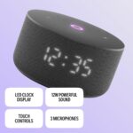 Yasmina Mini AI Smart Speaker | Arabic & English Voice Assistant - Black - Image 8