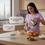 Yasmina Mini AI Smart Speaker | Arabic & English Voice Assistant - Grey - Image 5