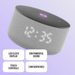 Yasmina Mini AI Smart Speaker | Arabic & English Voice Assistant - Grey - Image 7