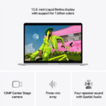 Apple MacBook Air 13-inch Laptop - M5 chip with 10-core CPU and 8-core GPU - 16GB Memory - 512GB SSD - Midnight MDHE4 - Image 4
