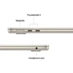 لابتوب Apple MacBook Air مقاس 15 بوصة - شريحة M4 مُصمَّم لـ Apple Intelligence - ذاكرة 16GB - SSD بسعة 256GB - أزرق سماوي MC7A4 (Copy) (Copy) (Copy) - الصورة 4