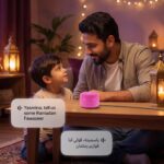 Yasmina Lite AI Smart Speaker – Pink | Arabic & English Voice Assistant + 12months Subscription Include - Image 8
