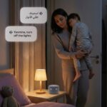 Yasmina Lite AI Smart Speaker – Gray | Arabic & English Voice Assistant + 12months Subscription Include - Image 4